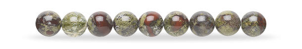 Dragon Blood jasper beads